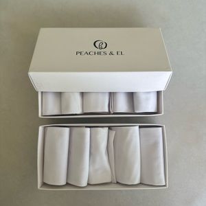 10 pairs white nylon socks